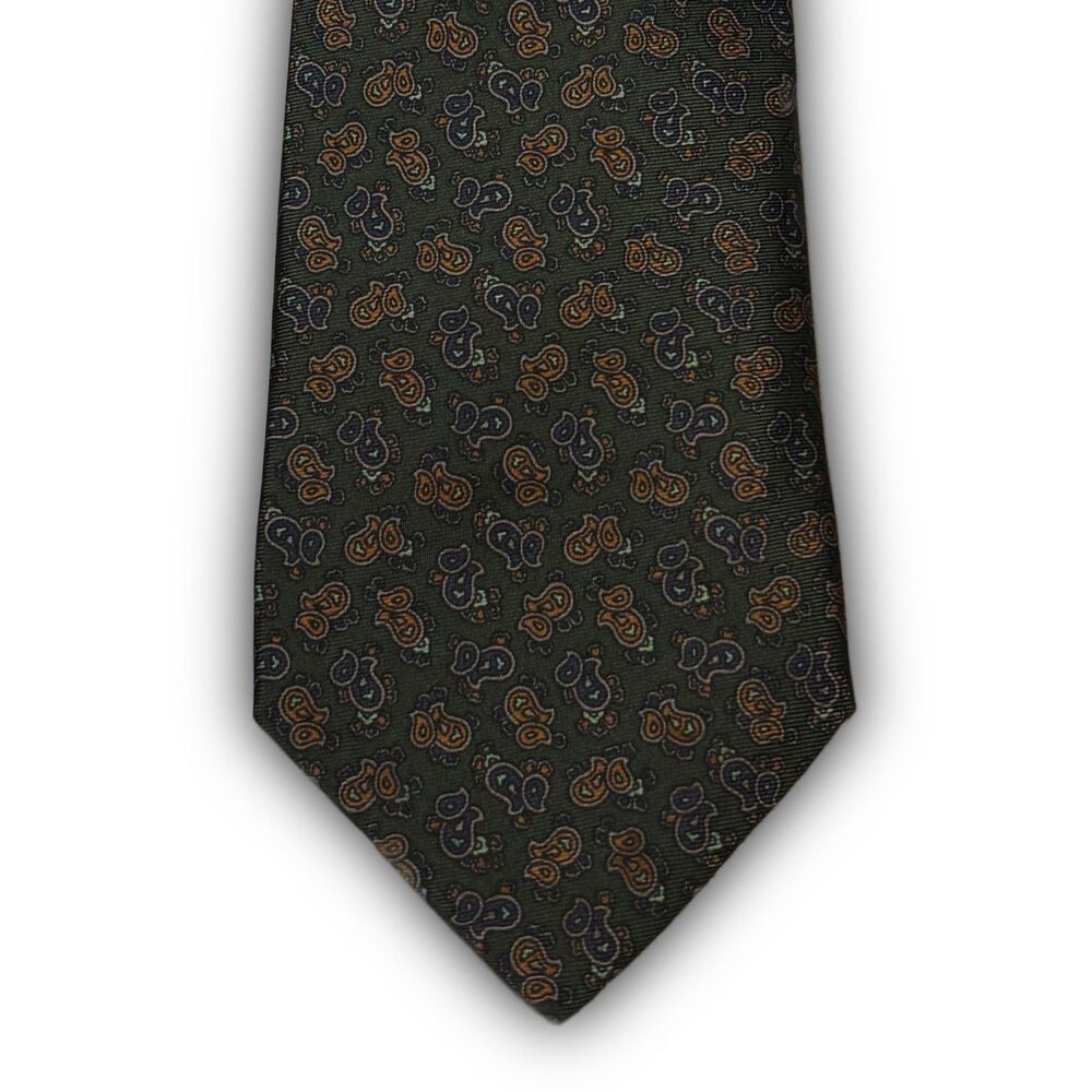 Vintage English Paisley Silk Tie